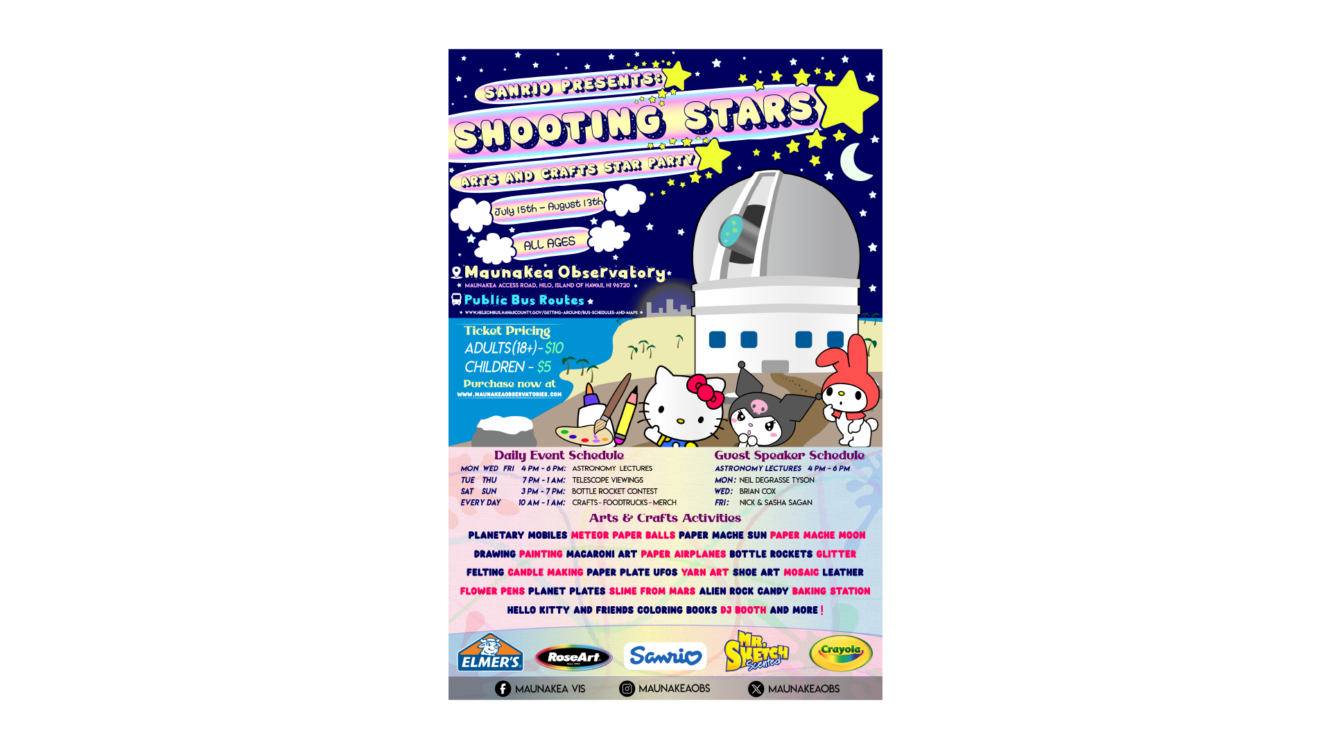 Shooting Stars Poster